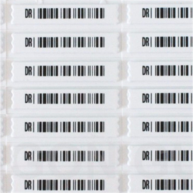 QIDA Anti Theft Label For Valuables With Barcode And Blank Variety Dimension Mini Delta Tag